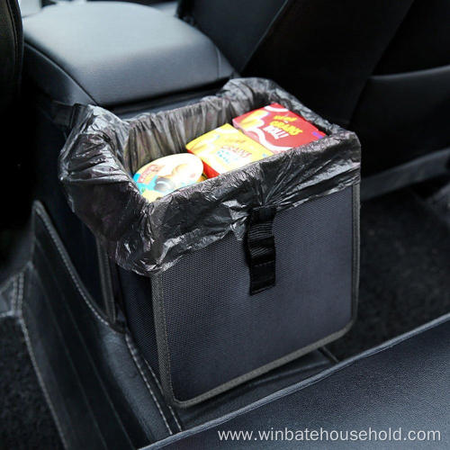 Vehicle Back Seat Headrest Trash Bag Garbage Can